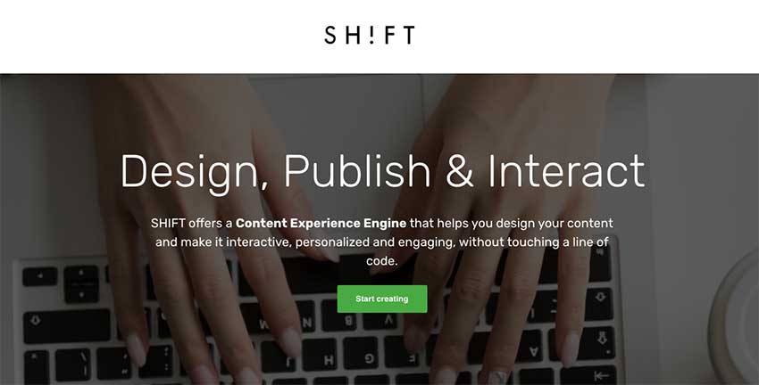 SHIFT is an easy eLearning platform if you’re looking for a web-based authoring tool.